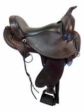 16 Inch Used Circle Y Alabama Gaiter Trail Saddle Wide Flex Tree 1581