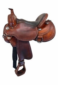 HOLD 2025/07/31j 16 Inch Used Circle Y Alpine Trail Saddle 2377