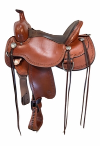 16 Inch Used Circle Y Alpine Trail Saddle 2377