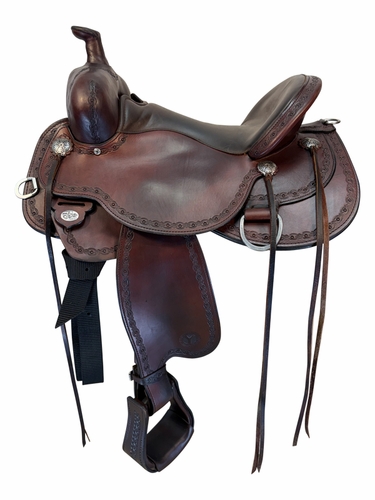 SOLD 2026/05/28  16 Inch Used Circle Y Alpine Trail Saddle Wide Flex Tree 2377