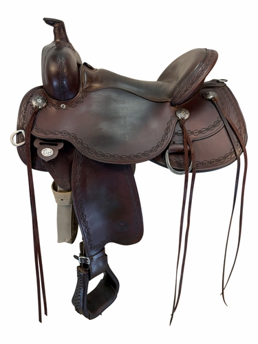 16 Inch Used Circle Y Alpine Trail Saddle Wide Flex Tree 2377