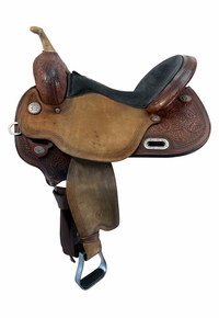 16 Inch Used Circle Y Barrel Saddle Medium Flex Tree 3030