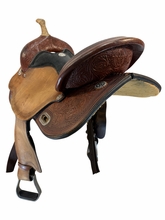 16 Inch Used Circle Y Barrel Saddle Medium Flex Tree 3030