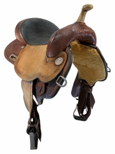 16 Inch Used Circle Y Barrel Saddle Medium Flex Tree 3030