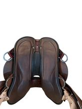 16 Inch Used Circle Y Blue Ridge Trail Saddle Wide Flex Tree 1751