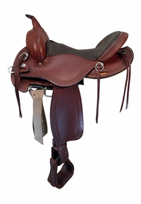 16 Inch Used Circle Y Buffalo Gap Trail Saddle 2614