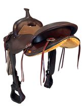 16 Inch Used Circle Y Buffalo Gap Trail Saddle 2614