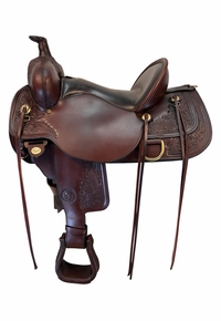 16 Inch Used Circle Y Carlsbad Trail Saddle 2376