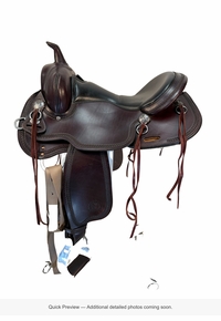16 Inch Used Circle Y Cold Springs Trail Saddle Medium Tree 2616