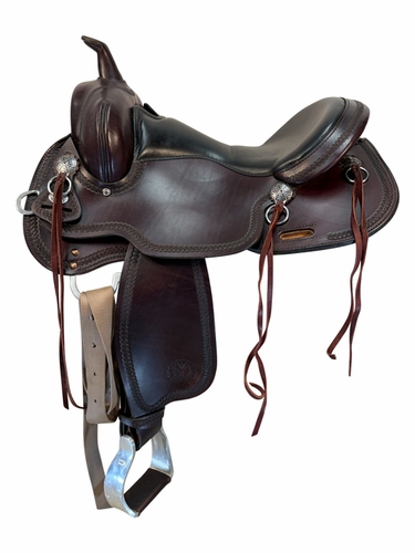 16 Inch Used Circle Y Cold Springs Trail Saddle Medium Tree 2616