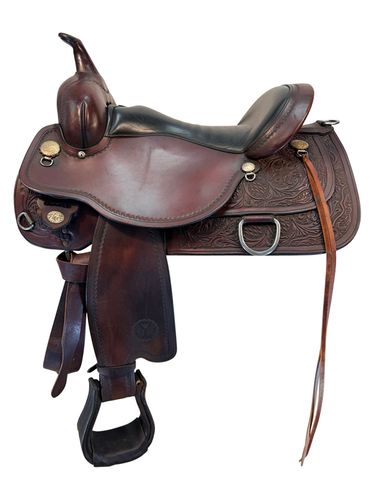SOLD 2025/11/10e 16 Inch Used Circle Y Cypress Trail Saddle 2360