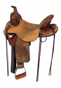 16 Inch Used Circle Y Drover Trail Saddle 2382