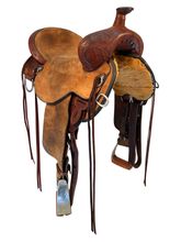 16 Inch Used Circle Y Drover Trail Saddle Wide Flex2 Tree 2382