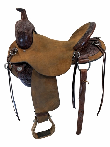 16 Inch Used Circle Y Drover Trail Saddle Medium Tree 2382