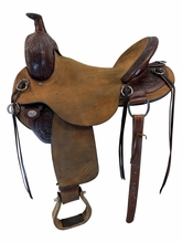 16 Inch Used Circle Y Drover Trail Saddle Medium Tree 2382