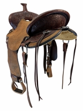 16 Inch Used Circle Y Drover Trail Saddle Medium Tree 2382