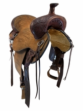 16 Inch Used Circle Y Drover Trail Saddle Medium Tree 2382