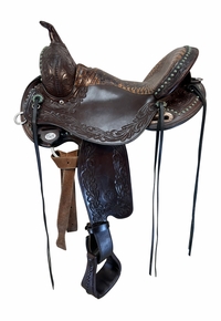SOLD 2025/12/01j  16 Inch Used Circle Y Everglade Trail Saddle 1681