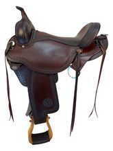 16 Inch Used Circle Y Flagstaff Trail Saddle Wide Flex Tree 1571
