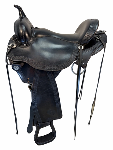16 Inch Used Circle Y Flagstaff Trail Saddle X Wide Flex2 Tree 1571