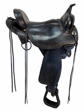16 Inch Used Circle Y Flagstaff Trail Saddle X Wide Flex2 Tree 1571