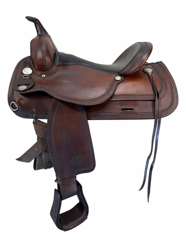 16 Inch Used Circle Y Flex Lite Trail Saddle Medium Tree 1551