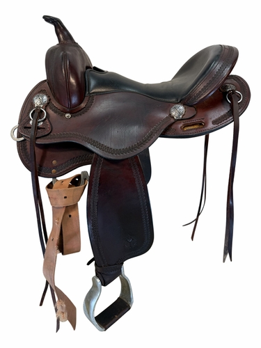 16 Inch Used Circle Y Gillette Trail Saddle Wide Tree 2615