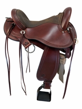 SOLD 2026/09/09  16 Inch Used Circle Y Grey Forest Endurance Saddle Wide Flex2 Tree 1689
