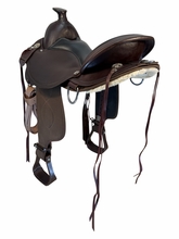 16 Inch Used Circle Y High Horse Cordural Trail Saddle Medium Tree 5915