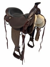 16 Inch Used Circle Y High Horse Cordural Trail Saddle Medium Tree 5915