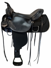 16 Inch Used Circle Y High Horse Corsicana Cordura Trail Saddle Medium Tree 6920
