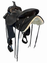 16 Inch Used Circle Y High Horse Corsicana Cordura Trail Saddle Medium Tree 6920