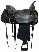 16 Inch Used Circle Y High Horse Corsicana Cordura Trail Saddle Medium Tree 6920