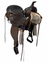 16 Inch Used Circle Y High Horse Daisetta Cordura Trail Saddle Medium Tree 6914