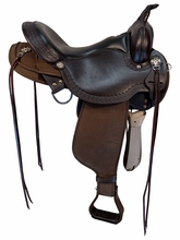 16 Inch Used Circle Y High Horse Daisetta Cordura Trail Saddle Medium Tree 6914