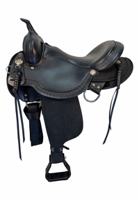 16 Inch Used Circle Y High Horse Daisetta Cordura Trail Saddle Medium Tree 6914