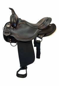 16 Inch Used Circle Y High Horse Daisetta Cordura Trail Saddle Wide Tree 6914