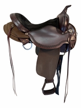 16 Inch Used Circle Y High Horse Daisetta Cordura Trail Saddle Wide Tree 6914