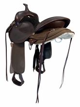 16 Inch Used Circle Y High Horse Daisetta Cordura Trail Saddle Wide Tree 6914
