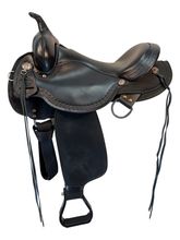 SOLD 2025/12/26  16 Inch Used Circle Y High Horse Daisetta Cordura Trail Saddle Wide Tree 6914