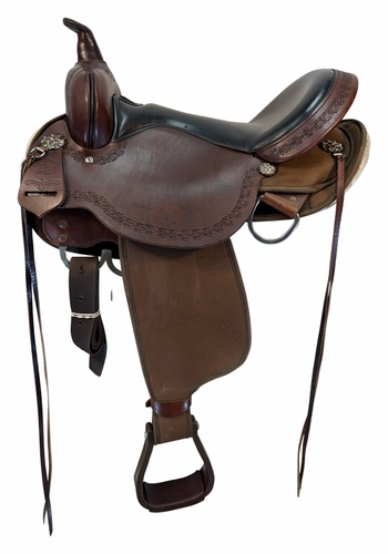SOLD 2026/05/04j 16 Inch Used Circle Y High Horse Daisetta Cordura Trail Saddle Wide Tree 6914