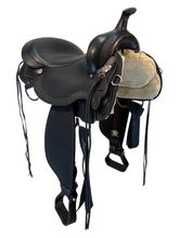 SOLD 2025/12/26  16 Inch Used Circle Y High Horse Daisetta Cordura Trail Saddle Wide Tree 6914