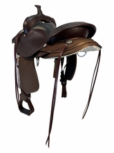 SOLD 2026/07/28j  16 Inch Used Circle Y High Horse Daisetta Cordura Trail Saddle Wide Tree 6914
