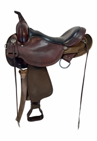 16 Inch Used Circle Y High Horse Daisetta Cordura Trail Saddle Wide Tree 6914