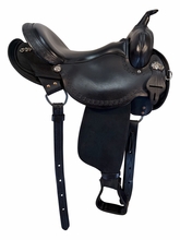 16 Inch Used Circle Y High Horse Daisetta Cordura Trail Saddle Wide Tree 6914