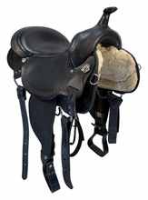 16 Inch Used Circle Y High Horse Daisetta Cordura Trail Saddle Wide Tree 6914