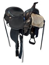 16 Inch Used Circle Y High Horse Daisetta Cordura Trail Saddle Wide Tree 6914