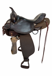 16 Inch Used Circle Y High Horse Daisetta Cordura Trail Saddle X Wide Tree 6914