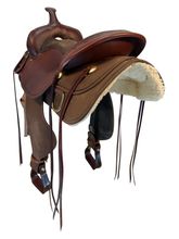 16 Inch Used Circle Y High Horse Driftwood Cordura Trail Saddle Medium Tree 6921
