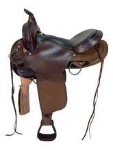 SOLD 2026/08/19e  16 Inch Used Circle Y High Horse El Campo Cordura Trail Saddle Medium Tree 6970